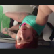 A tattooed redhead bearing a strong resemblance to Ruby of CGP records herself taking a shit using a ceiling mounted camera. Plop sounds are audible. Over 7 minutes.